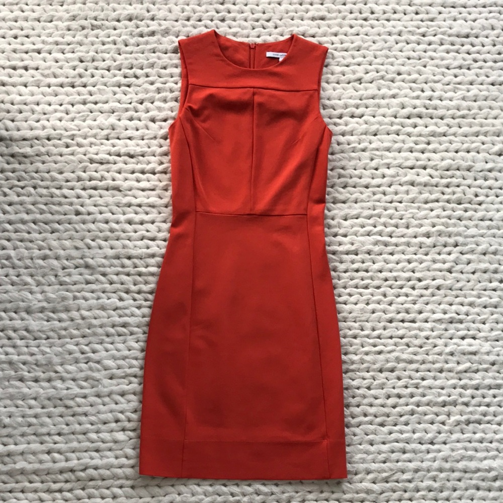 Diane Von Furstenberg Red Sheath Mini Dress Cocktail